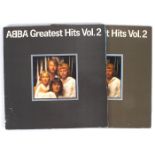 ABBA, Greatest Hits Vol. 2, signed by all four band members. Vinyl LP, Epic, 1979, EPC 10017.