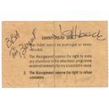 Jeff Beck Group, signed concert ticket and a collection of 1970s and 80s concert tickets. A ticket