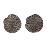 Edward I (1216-1272). Second Coinage Dublin farthing. Clipped at 11 o'clock, otherwise very fine. P