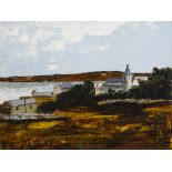 Séamus Ó Colmáin (1925-1990) THE MONASTERY, ROUNDSTONE oil on board signed lower right; titled on