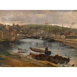 Leo Whelan RHA (1892-1956) WICKLOW HARBOUR, 1923 oil on canvas signed and dated lower left;