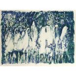 Louis le Brocquy HRHA (1916-2012) PROCESSION WITH LILIES lithograph; (no. 61 from an edition of