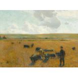 Walter Frederick Osborne RHA ROI (1859-1903) JOE THE SWINEHERD, 1890 oil on canvas signed and