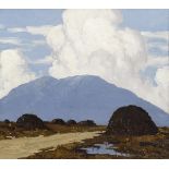 Paul Henry RHA (1876-1958) WEST OF IRELAND ROAD THROUGH THE BOG, c.1932-1935 oil on board signed