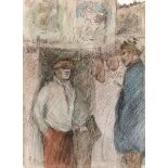 Jack Butler Yeats RHA (1871-1957) LOCAL AND TRAVELLING CHAMPIONS, DEVONSHIRE, 1897 watercolour,