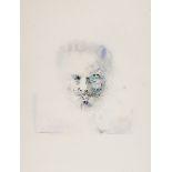 Louis le Brocquy HRHA (1916-2012) STUDY OF AUGUST STRINDBERG, 1980 watercolour signed and dated