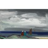 Markey Robinson (1918-1999) SHAWLIES AND BOATS oil on board signed lower left 12 x 19½in. (30.48 x