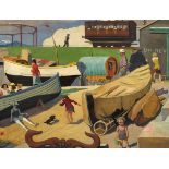 Harry Kernoff RHA (1900-1974) [MISCELLANEOUS OBJECTS], NORTH BRAY HARBOUR, COUNTY WICKLOW, 1935