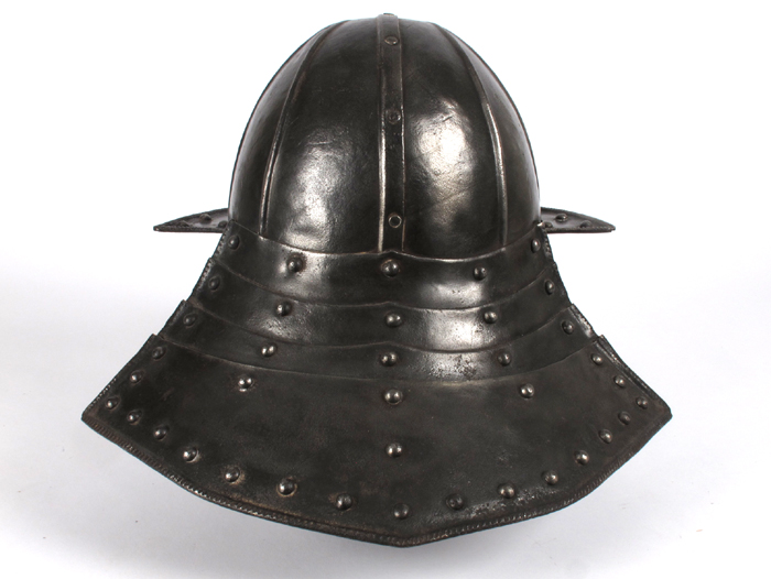 Mid 17th century Continental lobster-tail pot helmet English Civil War period cavalry trooper's ‘ - Image 3 of 4