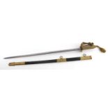 Edward VII Naval officer's sword, retailed by Vesey, Portsmouth A Royal Navy officer's sword the