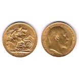 GB. Edward VII gold sovereigns, 1907 and 1909. (2) About very fine to very fine. (2)