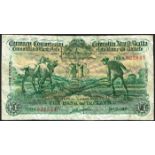 Currency Commission Consolidated Banknote 'Ploughman' Bank of Ireland One Pound collection 1937-