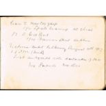 Autograph Album including Eoin MacNeill and W.T. Cosgrave Circa 1911-1925, an album of autographs