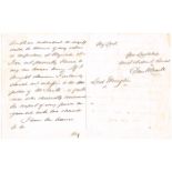 1832 (June 10) Letter from Daniel O'Connell to Hugh Fortescue, 2nd Earl Fortescue KG, PC, Whig