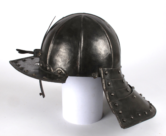 Mid 17th century Continental lobster-tail pot helmet English Civil War period cavalry trooper's ‘ - Image 2 of 4