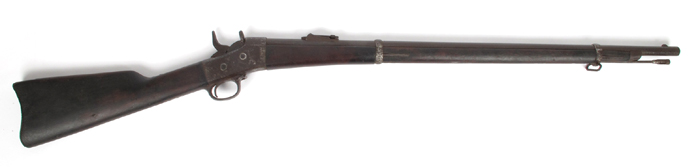 1880s Remmington rolling block breech loading rifle. Of a type used by Irish Volunteers in the War