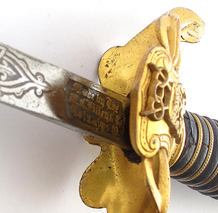 1894 Patriarch Militant of the Independent Order of Oddfellows, fraternal sword. The ceremonial - Image 4 of 6