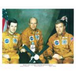 1970 NASA Space Station programme, Skylab. (12) Signed photohraphs of the first three crews of