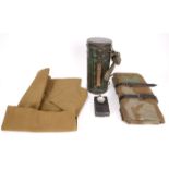 1939-1945 German Third Reich, Wehrmacht personal kit. (5) A splinter-pattern camouflage zeltban (