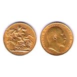 GB. Edward VII gold sovereigns, 1907 and 1910. (2) Fine and very fine. (2)