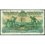 Currency Commission Consolidated Banknote 'Ploughman' Munster & Leinster Bank One Pound 5-3-35