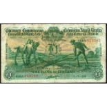 Currency Commission Consolidated Banknote 'Ploughman' Bank of Ireland One Pound collection 1935-38