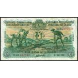 Currency Commission Consolidated Banknote 'Ploughman' Bank of Ireland One Pound collection 1935-