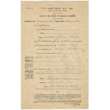 1923, Electoral Registration, Forms of Claims to be Registered in Carlow-Kilkenny - President W.T.