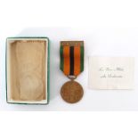 1921-1971 Truce Anniversary medal. To unknown recipient, in box of issue with President's compliment