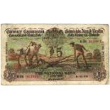 Currency Commission Consolidated Banknote 'Ploughman' National Bank Five Pounds 6-5-29 01NK063861.
