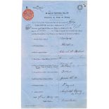 1890s Signed applications for renewal of licences to sell spirits, beer and cider. 33 signed