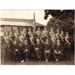 1925. Photograph of Boy's Brigade, 1st Company Carlow. A very clear photograph of a group of 20, "