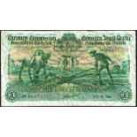 Currency Commission Consolidated Banknote 'Ploughman' Bank of Ireland One Pound pair (2) 5-12-35,