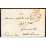 1831 (14 September) front of letter signed O'Conor Don. Addressed to Miss Jebbs, Devon, with crowned