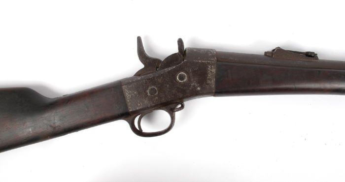 1880s Remmington rolling block breech loading rifle. Of a type used by Irish Volunteers in the War - Image 2 of 3