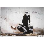 Blek le Rat (French, b.1951) MAN WHO WALKS THROUGH WALLS, 2008 continuous tone photograph; (no. 26