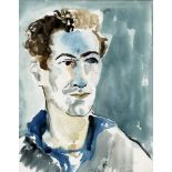 Gerard Dillon (1916-1971) PORTRAIT OF DAN O'NEILL watercolour signed lower right 11½ x 9in. (29.21 x