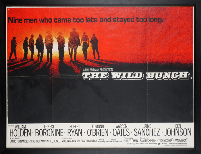 The Wild Bunch, British Quad poster. 1973, Warner Brothers, William Holden, Ernest Borgnine, - Image 2 of 2