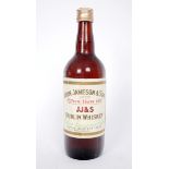 John Jameson & Son 15 Year-Old Dublin Whiskey, circa 1970. Distilled in Bow Street, bottled by A