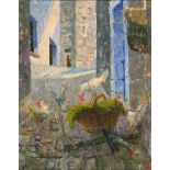 Alicia Boyle RBA (1908-1997) CATALAN STREET oil on canvas signed with initials lower right; titled