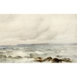 Helen O'Hara (1846-1920) COASTAL SCENE watercolour signed with initials lower right 8¼ x 13in. (20.