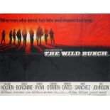 The Wild Bunch, British Quad poster. 1973, Warner Brothers, William Holden, Ernest Borgnine,