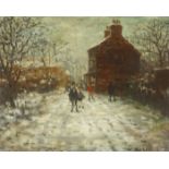 William Mason (1906-2002) WINTER AFTERNOON oil on board signed lower right; titled on reverse