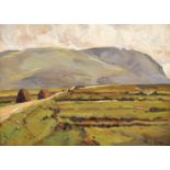 Theodore James Gracey RUA (1895-1959) DONEGAL LANDSCAPE, c.1939 oil on panel signed lower right;