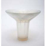 1920s Rene Lalique, Violettes vase. A frosted opalescent glass vase No. 930, designed 1921,