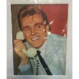 Billy Fury Autograph on Colour Picture Circa 1960s