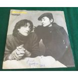 Yoko Ono Autograph on 'Woman' Record Sleeve