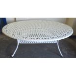 Large Metal Garden Table