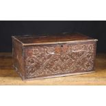A Late 17th Century Oak Bible Box.