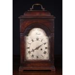 A Rare 18th Century Mahogany Bracket Clock by Thomas Bullock of Bath.